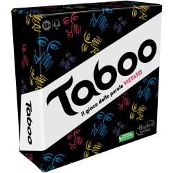 Hasbro - Taboo classico, gioco di società con parole da indovinare per adulti e adolescenti, gioco da tavolo per 4 o più giocato