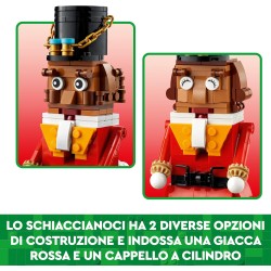 LEGO - Schiaccianoci, Personaggio Giocattolo da Costruire, Pupazzo con Parti Mobili, Decorazione di Natale, da 8 Anni in su, Ide