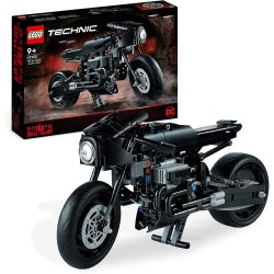 LEGO 42155 Technic THE BATMAN – BATCYCLE, Moto Giocattolo da Collezione, Modellino in Scala dell Iconica Motocicletta del Supere