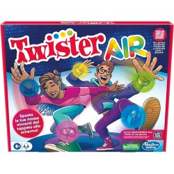 Hasbro - Gioco Twister Air, gioco Twister con app per realtà aumentata, si collega a dispositivi smart - F8158103