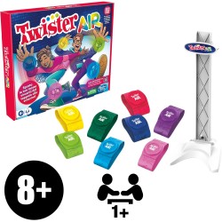 Hasbro - Gioco Twister Air, gioco Twister con app per realtà aumentata, si collega a dispositivi smart - F8158103