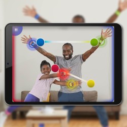 Hasbro - Gioco Twister Air, gioco Twister con app per realtà aumentata, si collega a dispositivi smart - F8158103