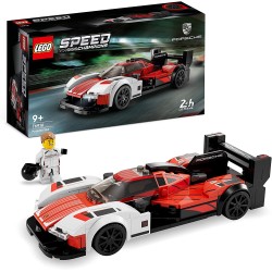 LEGO 76916 Speed Champions Porsche 963, Modellino Auto da Costruire, Macchina Giocattolo per Bambini, Set da Collezione 2023 con