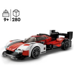 LEGO 76916 Speed Champions Porsche 963, Modellino Auto da Costruire, Macchina Giocattolo per Bambini, Set da Collezione 2023 con