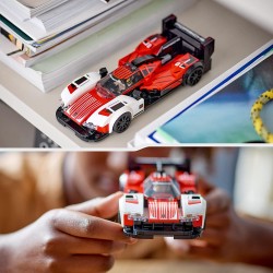 LEGO 76916 Speed Champions Porsche 963, Modellino Auto da Costruire, Macchina Giocattolo per Bambini, Set da Collezione 2023 con