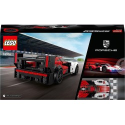 LEGO 76916 Speed Champions Porsche 963, Modellino Auto da Costruire, Macchina Giocattolo per Bambini, Set da Collezione 2023 con