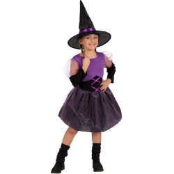 Carnival Toys - Costume Streghetta Viola Tg. V, 68886