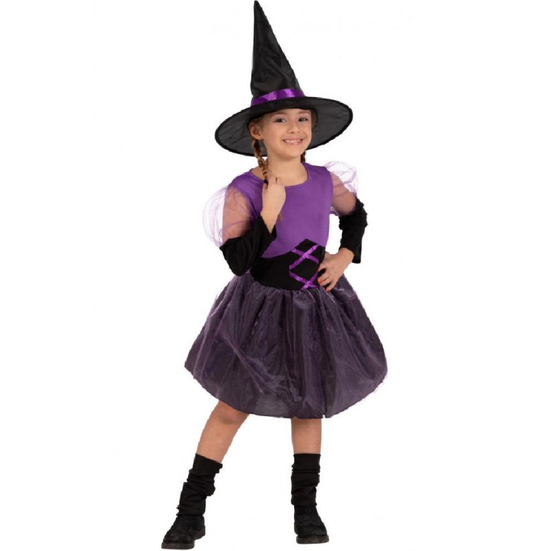 Carnival Toys - Costume Streghetta Viola Tg. V, 68886