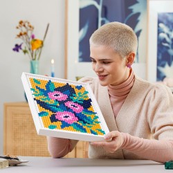 LEGO 31207 - ART Motivi Floreali, Set di Decorazioni Murali 3 in 1, Attività di Artigianato Fai da Te, Hobby Creativo di Botanic