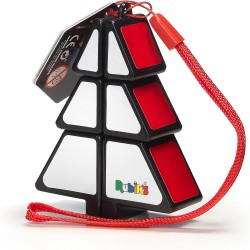 Spin Master - Rubik Christmas Tree - Cubo di Rubik a forma di albero di Natale - Gioco antistress - Rompicapo - SP6064003