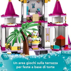 LEGO 43205 - Disney Princess Il Grande Castello delle Avventure con Mini Bamboline delle Principesse Ariel, Rapunzel e Biancanev