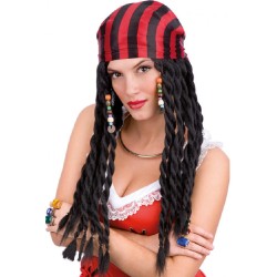 Carnival Toys - Parrucca Pirata Con Bandana in Scatola, PVC, 02815