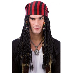 Carnival Toys - Parrucca Pirata Con Bandana in Scatola, PVC, 02815