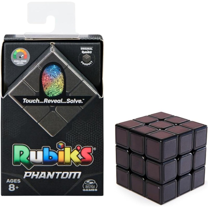 Spin Master - Cubo di Rubik Fantasma 3x3 - Rompicapo Cubo Rubik Originale con Tecnologia Termocromic - SP6064647