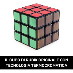 Spin Master - Cubo di Rubik Fantasma 3x3 - Rompicapo Cubo Rubik Originale con Tecnologia Termocromic - SP6064647