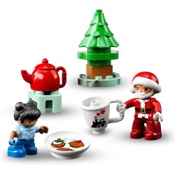 LEGO 10976 DUPLO - Casa di Pan di Zenzero di Babbo Natale con Regali e Figure di Bambino e Bambina - LG10976