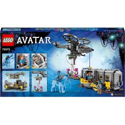 LEGO 75573 - Avatar Montagne fluttuanti: Sito 26 e Samson RDA con Figura di Animale, 5 Minifigure ed Elicottero Giocattolo - LG7