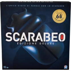 Editrice Giochi - Scarabeo Deluxe 60° Anniversario, Gioco da Tavola Classico con Plancia Girevole - SP6065761