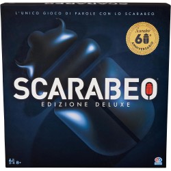 Editrice Giochi - Scarabeo Deluxe 60° Anniversario, Gioco da Tavola Classico con Plancia Girevole - SP6065761