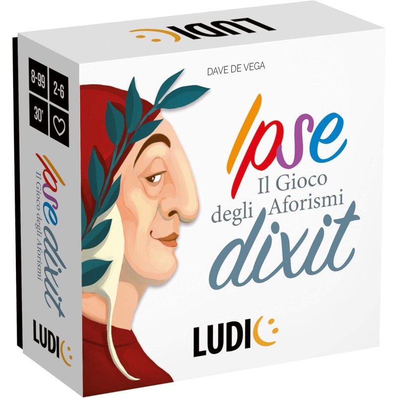 Ludic - Ipse Dixit Il Gioco Degli Aforismi, Gioco Di Società Per La Famiglia Per 2/6 Giocatori - IT27415