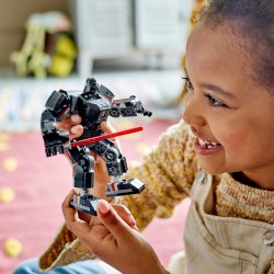 LEGO Star Wars Mech di Darth Vader, Action Figure Snodabile da Costruire con Abitacolo per Minifigure e Grande Spada Laser Rossa