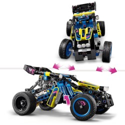 LEGO Technic Buggy da Corsa, da 8 Anni in su, Veicolo da Costruire Off-Road da Rally, Regalo Amanti Modellini di Auto da Gara, 4