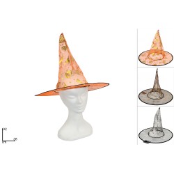 Cappello da Strega, 3 colori assortiti