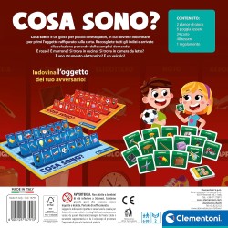 Clementoni - 16791 - Cosa Sono - Indovina Oggetto, Tavolo Bambini 6 Anni, Gioco di società, Divertimento in Famiglia