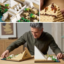 LEGO 21058 - Architecture La Grande Piramide di Giza, Set da Collezione per Adulti, Hobby Creativi con le Costruzioni - LG21058