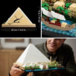 LEGO 21058 - Architecture La Grande Piramide di Giza, Set da Collezione per Adulti, Hobby Creativi con le Costruzioni - LG21058