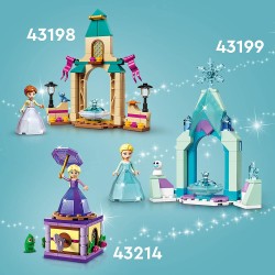 LEGO 43214 Disney Princess Rapunzel Rotante, Giocattolo da Costruire con Mini Bambolina in Abito di Diamante e Pascal - LG43214