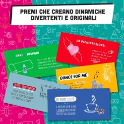 Giochi Preziosi - Happy Tombola, Tombola Classica Rinnovata con Tabellone, Cartelle, Numeri, Timbri Cancellabili e Carnet Premi 