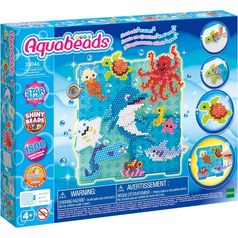 Aquabeads - Ocean Splash Scene, Multicolore, 35046