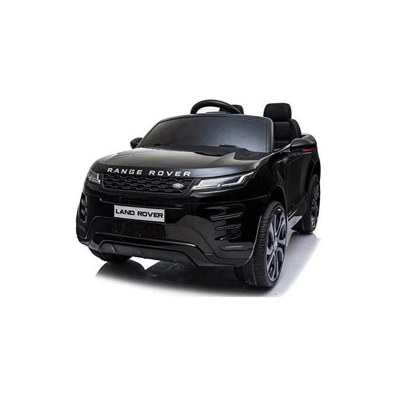 ATAA Range Rover Evoque 12v - Nero - Macchina elettrica per Bambini e Bambine Range Rover Evoque 12v e Due Motori con Comando pe