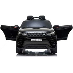 ATAA Range Rover Evoque 12v - Nero - Macchina elettrica per Bambini e Bambine Range Rover Evoque 12v e Due Motori con Comando pe