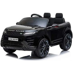 ATAA Range Rover Evoque 12v - Nero - Macchina elettrica per Bambini e Bambine Range Rover Evoque 12v e Due Motori con Comando pe