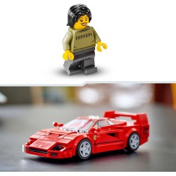 LEGO - Speed Champions 76934 Supercar Ferrari F40, Modellino di Auto Sportiva da Costruire, Macchina Giocattolo da Collezione co