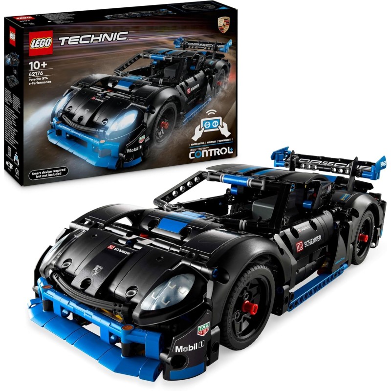 LEGO Technic 42176 Auto da Corsa Porsche GT4 e Performance Macchina Giocattolo Telecomandata per Bambini da