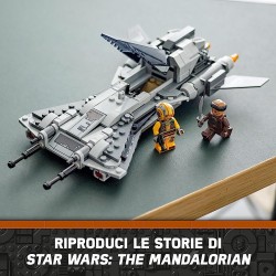 LEGO 75346 Star Wars Pirata Snub Fighter da The Mandalorian Stagione 3, Modellino da Costruire di Starfighter Giocattolo, Minifi