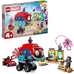 LEGO 10791 Marvel Quartier Generale Mobile del Team Spidey, con Miles Morales, Serie Spidey e i Suoi Fantastici Amici