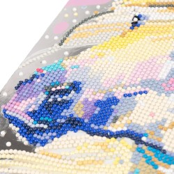 Nice Group - Diamantiny Level Up - Aquarell Unicorno - Attività Crystal Art, Diamond Painting Kit, crea il mosaico Unicorn - NIC