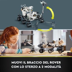 LEGO 42158 Technic NASA Mars Rover Perseverance, Set Spaziale con Esperienza App AR, Modellino da Costruire di Gioco Scientifico