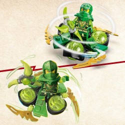 LEGO 71779 NINJAGO Spin Power Dragon di Lloyd, Trottola Giocattolo con Minifigure di Lloyd da Collezione