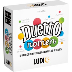 Ludic - Duetto Nomen Una Sfida Di Parole Super Coinvolgente, Gioco Di Società Per La Famiglia Per 2 - 6 Giocatori, IT55423