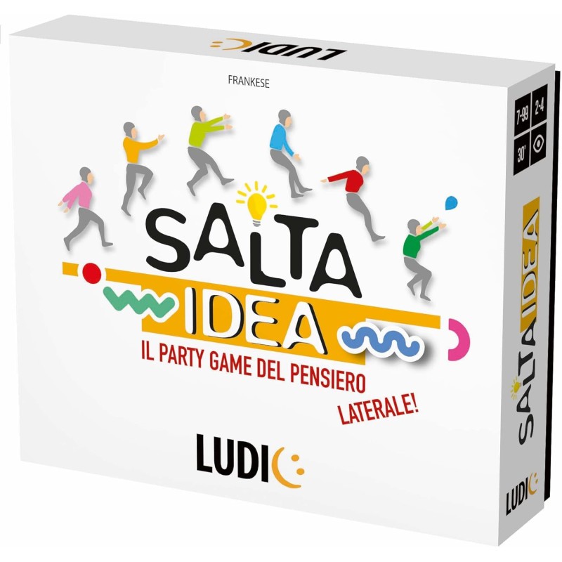 Ludic - Saltaidea Il Party Game Del Pensiero Laterale, Gioco Di Società Per La Famiglia Per 3-4 Giocatori, IT57311