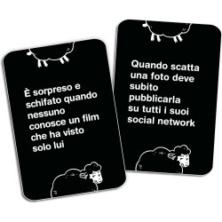 Clementoni - Carte Da Gioco Per Adulti - Black Sheep, 16-99 Anni, 3-8 Giocatori, Giochi di Società Divertenti tra Amici, Made In