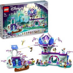 LEGO 43215 Disney La Casa sull Albero Incantata con 13 Mini Bamboline come la Principessa Jasmine, Elsa e Anna, Gioco da Costrui