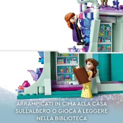 LEGO 43215 Disney La Casa sull Albero Incantata con 13 Mini Bamboline come la Principessa Jasmine, Elsa e Anna, Gioco da Costrui