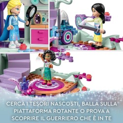 LEGO 43215 Disney La Casa sull Albero Incantata con 13 Mini Bamboline come la Principessa Jasmine, Elsa e Anna, Gioco da Costrui