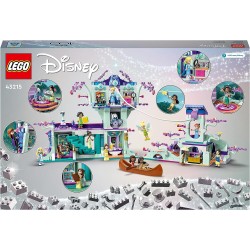 LEGO 43215 Disney La Casa sull Albero Incantata con 13 Mini Bamboline come la Principessa Jasmine, Elsa e Anna, Gioco da Costrui